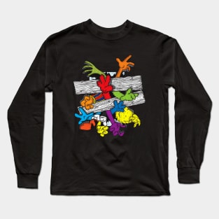 Cartoons Attack Long Sleeve T-Shirt